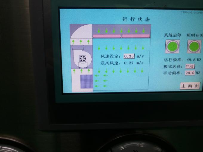 Negative Pressure Paint Laminar Flow 50 hz Cleanroom Booth