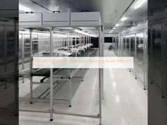 Softwall Class 10000 Down Flow Cleanroom Booth With LED Light