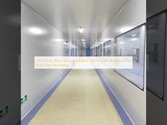 Aluminum Alloy 5mm Tempered Safety Glass Windows For Dust Free Workshop