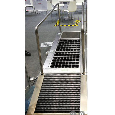 Automatic Roller Brush Sole Cleaning Machine SUS Stainless Steel For Shoes