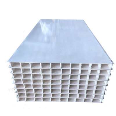 White Hollow Cleanroom Sandwich Panel Magnesium EPS Rockwool