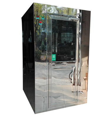 4 Persons Cleanroom Air Shower Booth Electronically Interclock