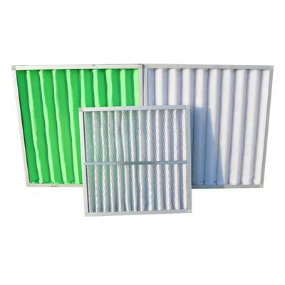 Non Woven Synthetic Fiber G4  Washable Air Filter Pleated Panels