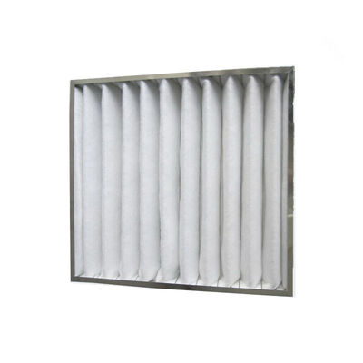 white G4 Thick 96mm Air Filter Panels Galvanized Steel Frame