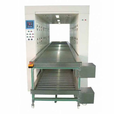 SS304 Conveyor Roller 50HZ Clean Room Air Shower Tunnel Goods Pass Through