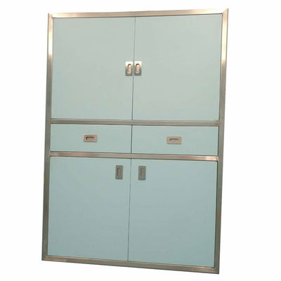 Wall Mounted 201 1300H Stainless Steel Medical Cabinet For Hospital