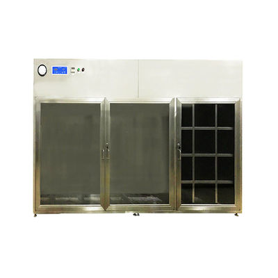 Laminar Flow Cleanroom Garment Cabinet HEPA Filter Stainless Steel Wardrobe