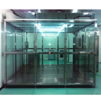 FFU Hardwall Cleanroom Acrylic 5mm Modular Laboratory Clean Rooms