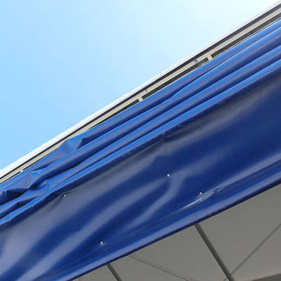 Stacked Flexible Fabric Hangar Doors 3000x3000mm For Cleanroom