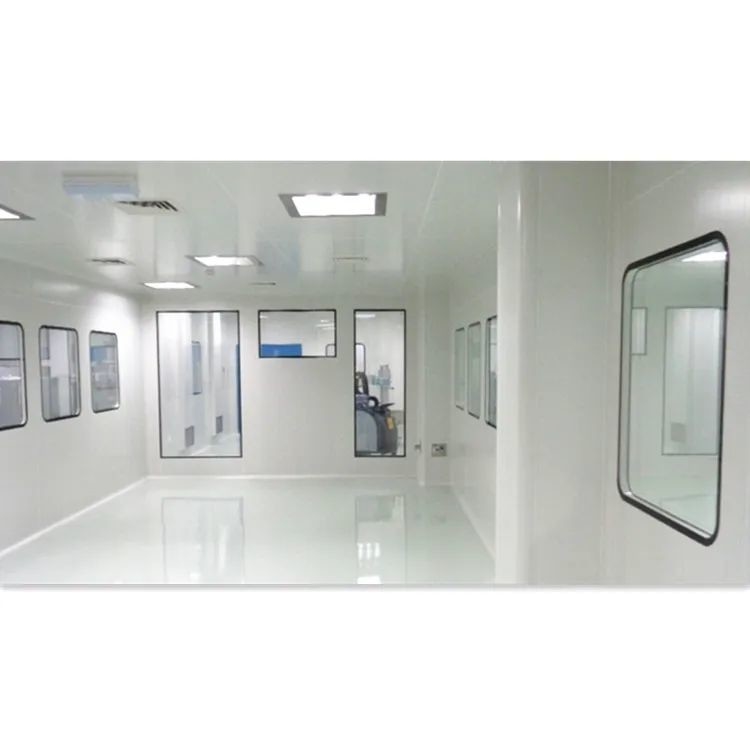 Positive Pressure Stainless Steel ISO Clean Rooms With Temperature Control