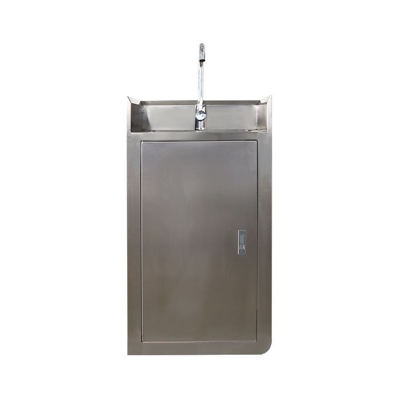 Automatic Induction SS304 Long 500mm Stainless Steel Sink Hospital Utility