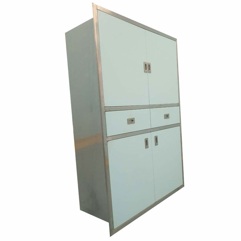 Wall Mounted 201 1300H Stainless Steel Medical Cabinet For Hospital