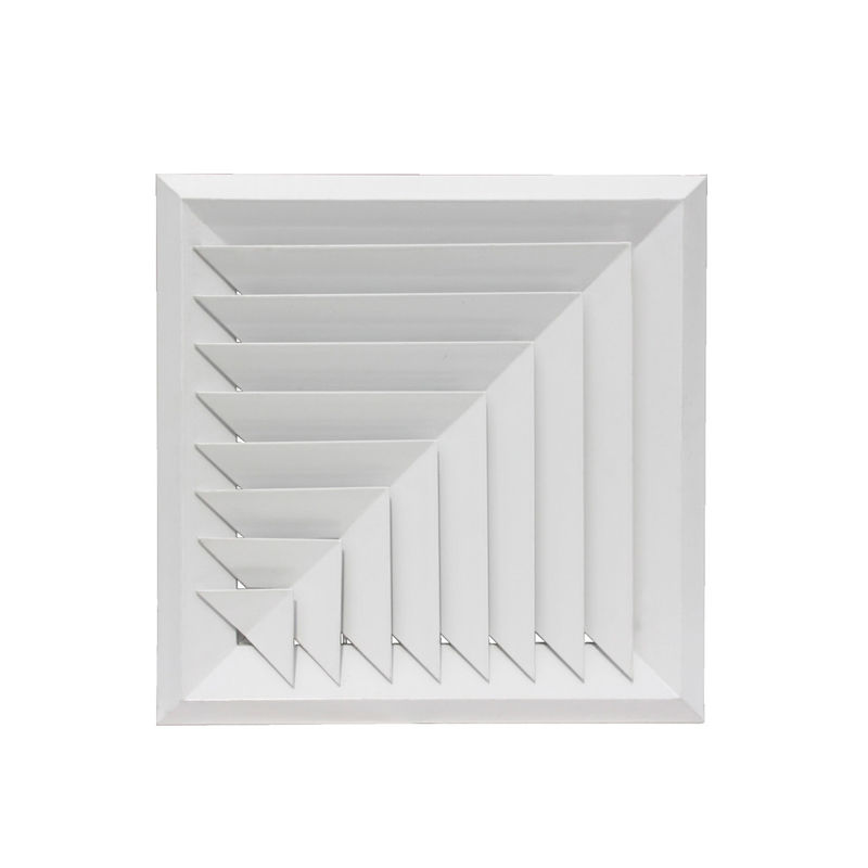 HVAC Ventilation System Anodized Square Ceiling Air Diffuser