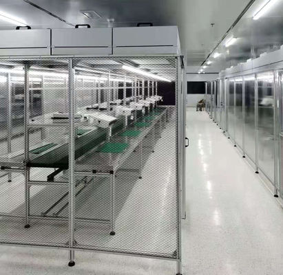 Softwall Class 10000 Down Flow Cleanroom Booth With LED Light